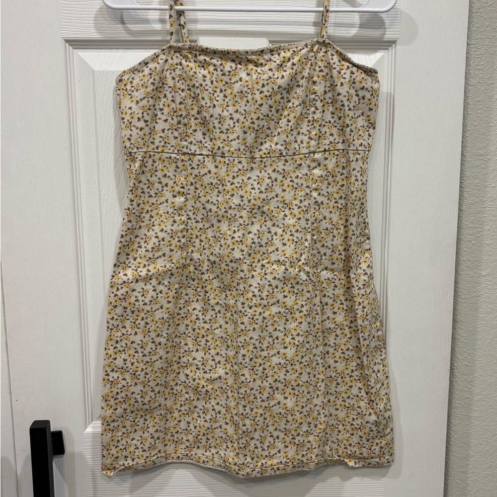 Wild Fable Sequin Sheath Mini Dress White and Yellow